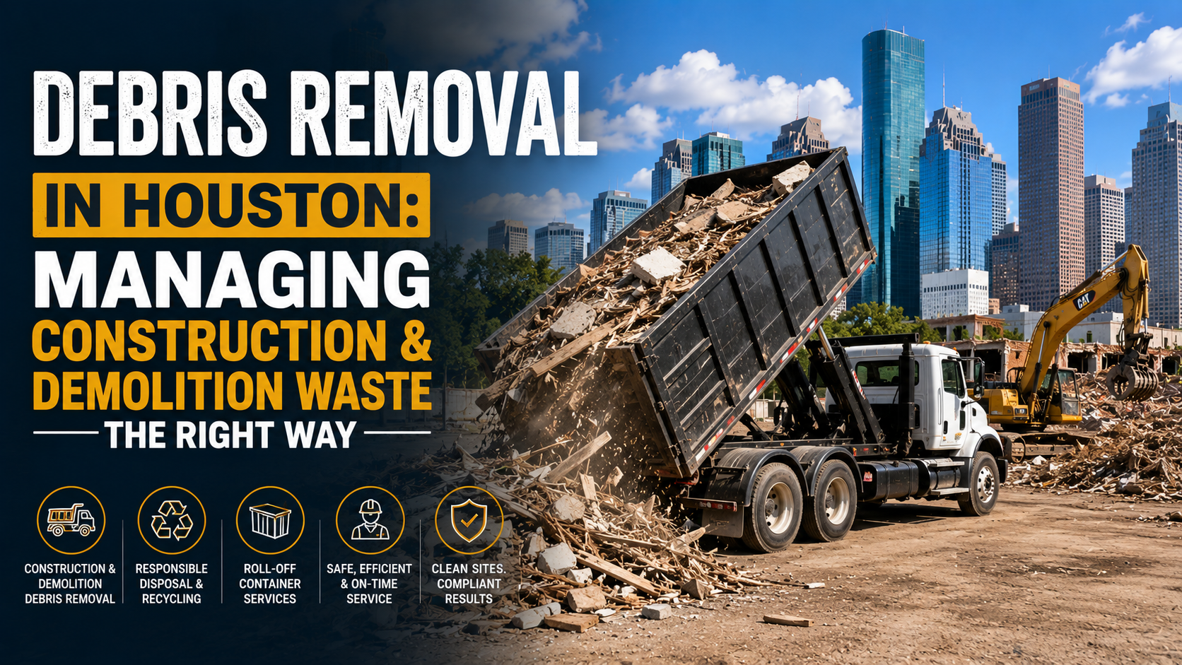 Debris Removal in Houston: Managing Construction and Demolition Waste the Right Way